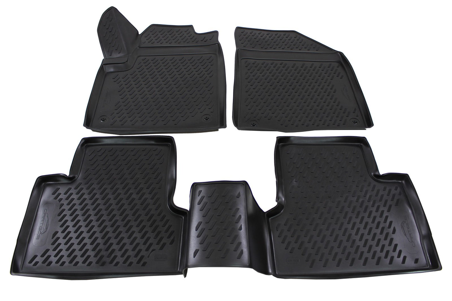 Covorase din cauciuc tip tavita Premium, Jeep Cherokee, 2013-2017