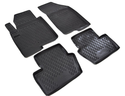 Covorase din cauciuc tip tavita Premium, Jeep Compass, 2009-2017