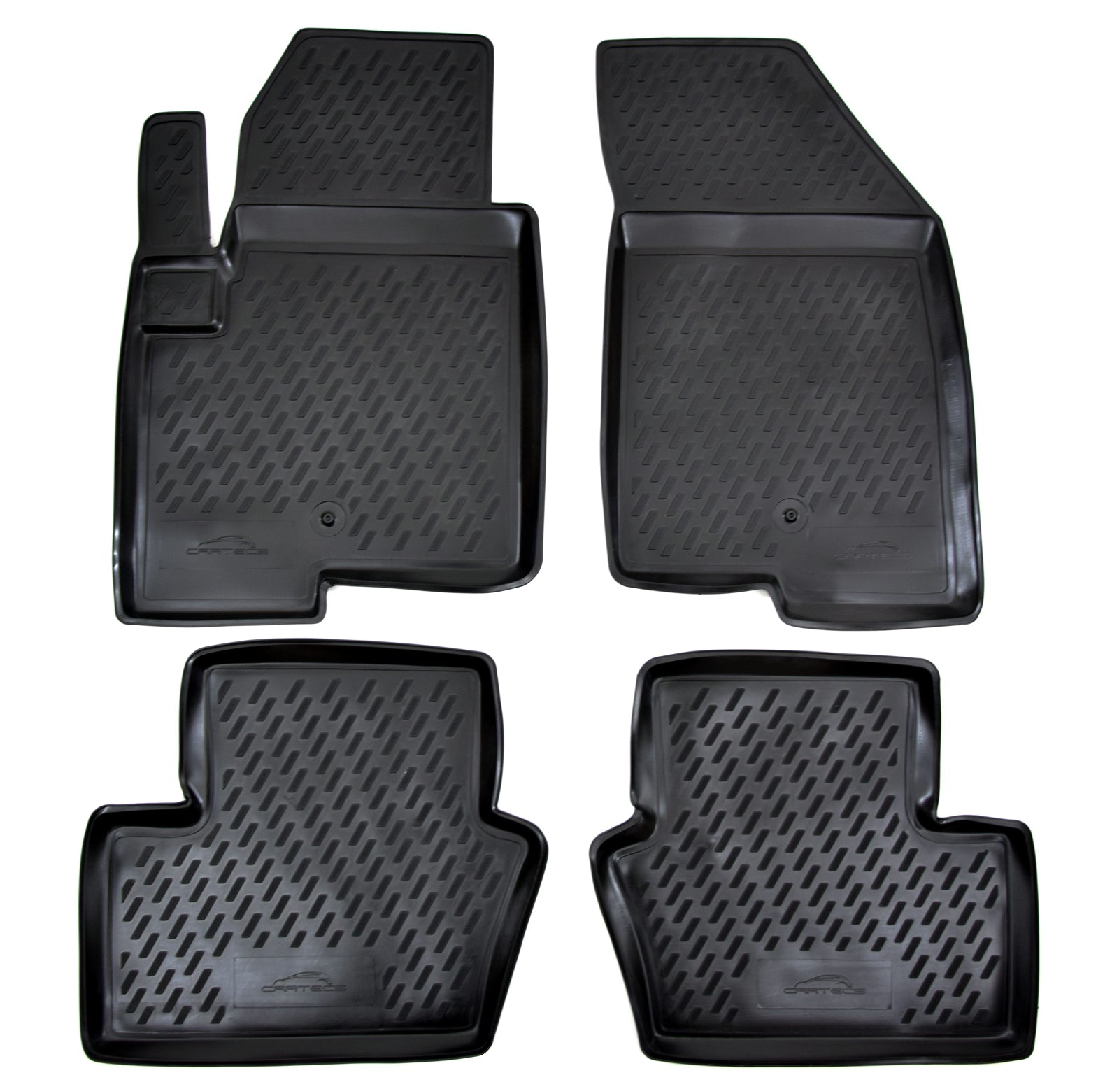 Covorase din cauciuc tip tavita Premium, Jeep Compass, 2009-2017