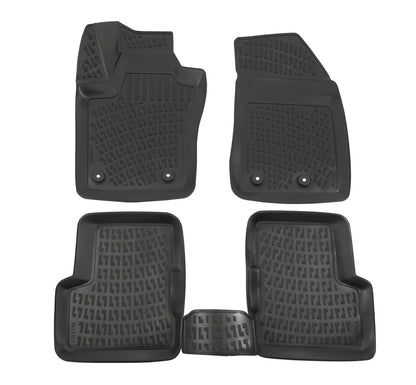 Covorase din cauciuc tip tavita Premium, Jeep Compass, 2017-