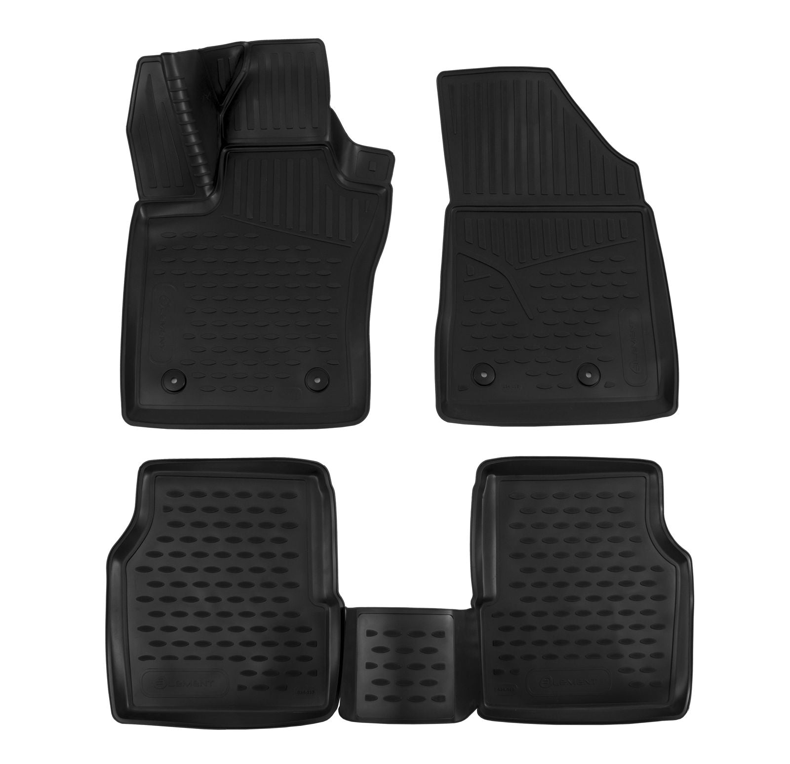 Covorase din cauciuc tip tavita Premium, Jeep Compass, 2017-