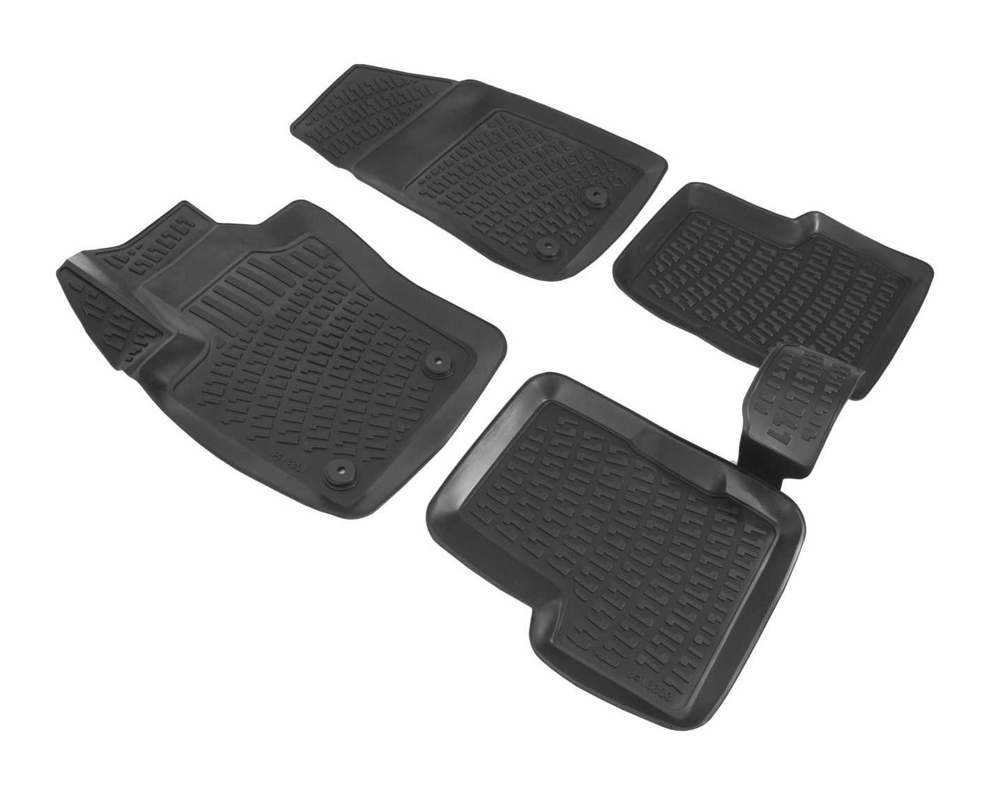 Covorase din cauciuc tip tavita Premium, Jeep Compass, 2017-