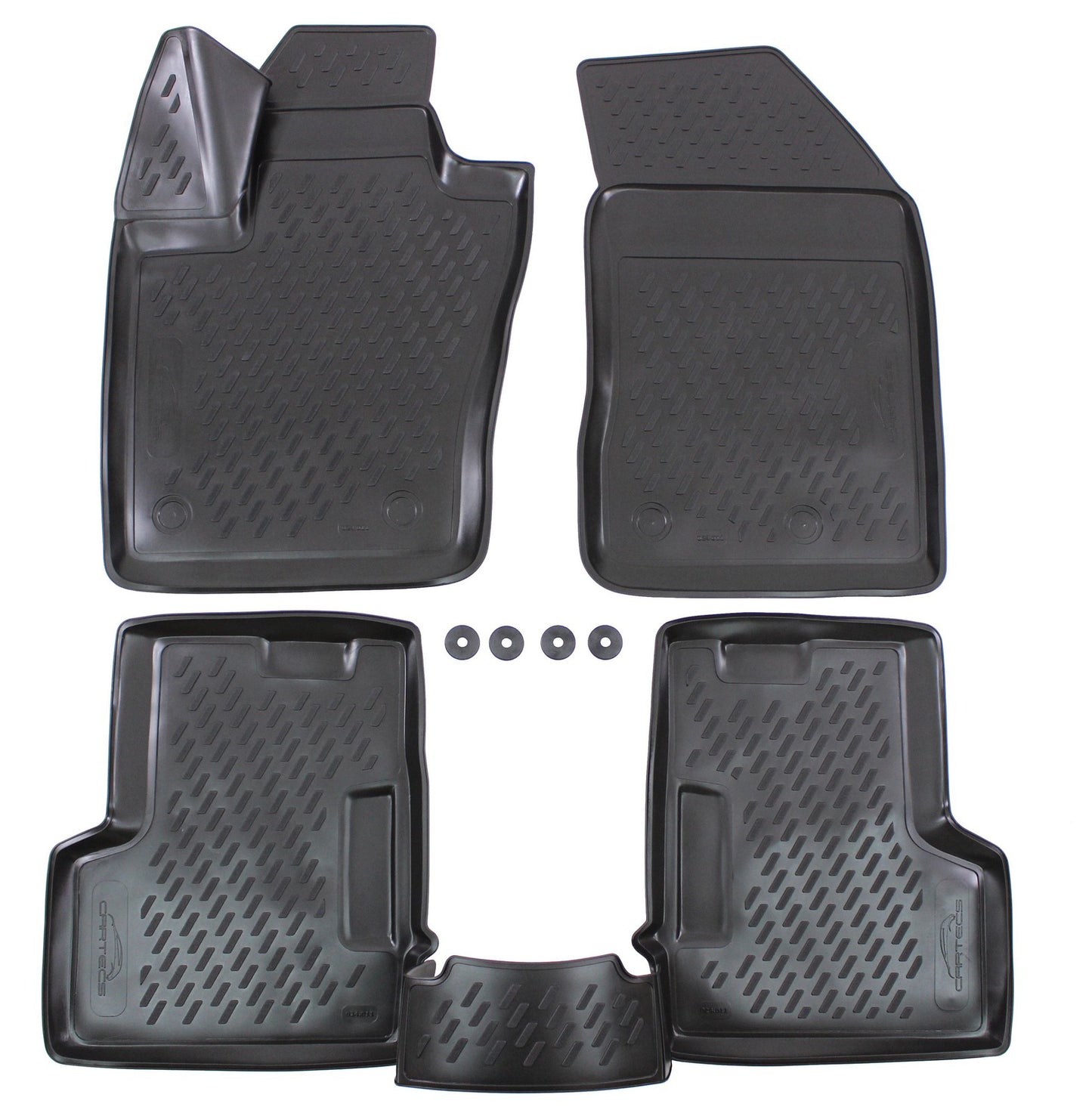 Covorase din cauciuc tip tavita Premium, Jeep Renegade, 2014-