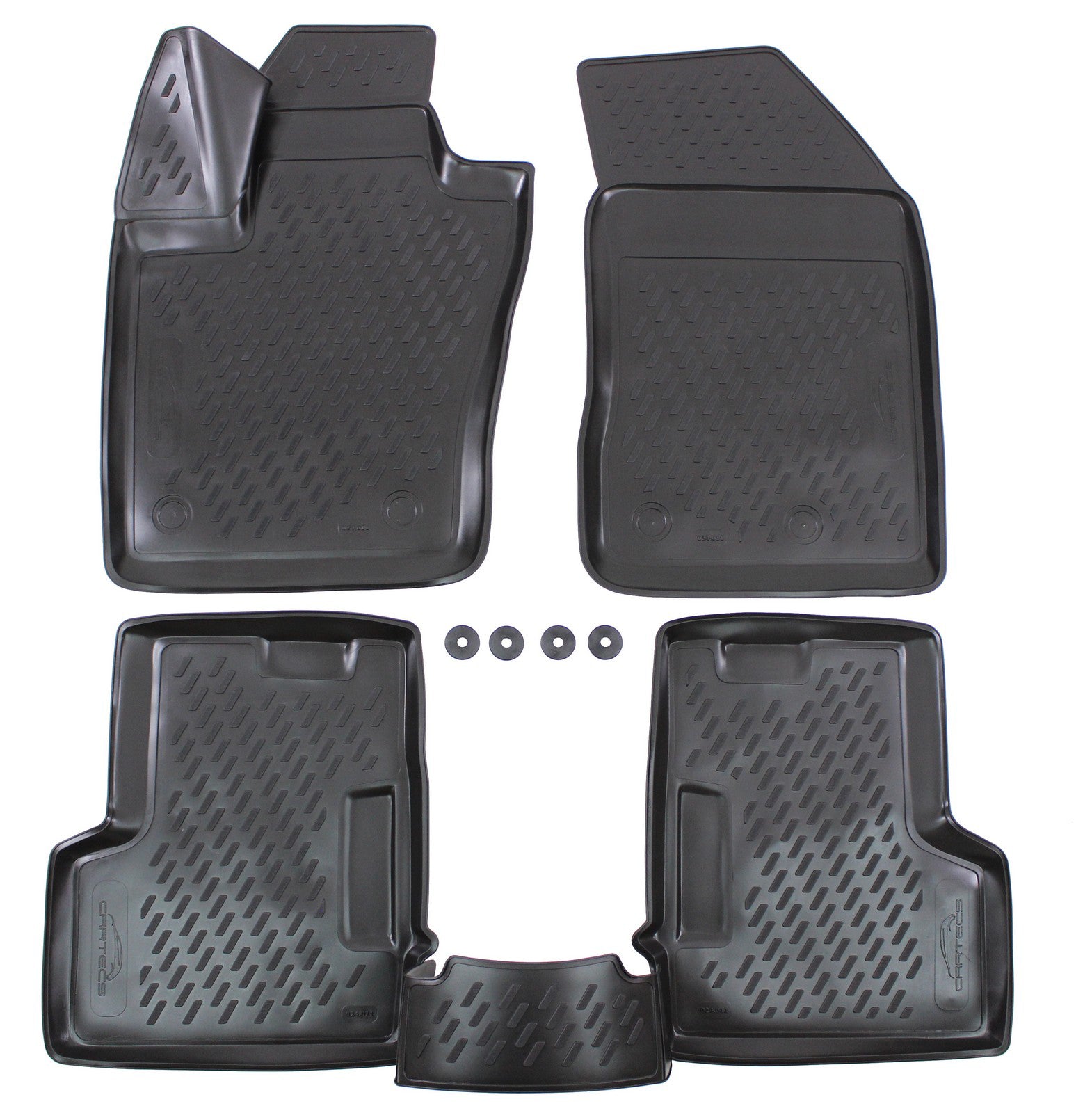 Covorase din cauciuc tip tavita Premium, Jeep Renegade, 2014-