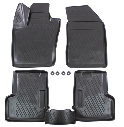 Covorase din cauciuc tip tavita Premium, Jeep Renegade, 2014-