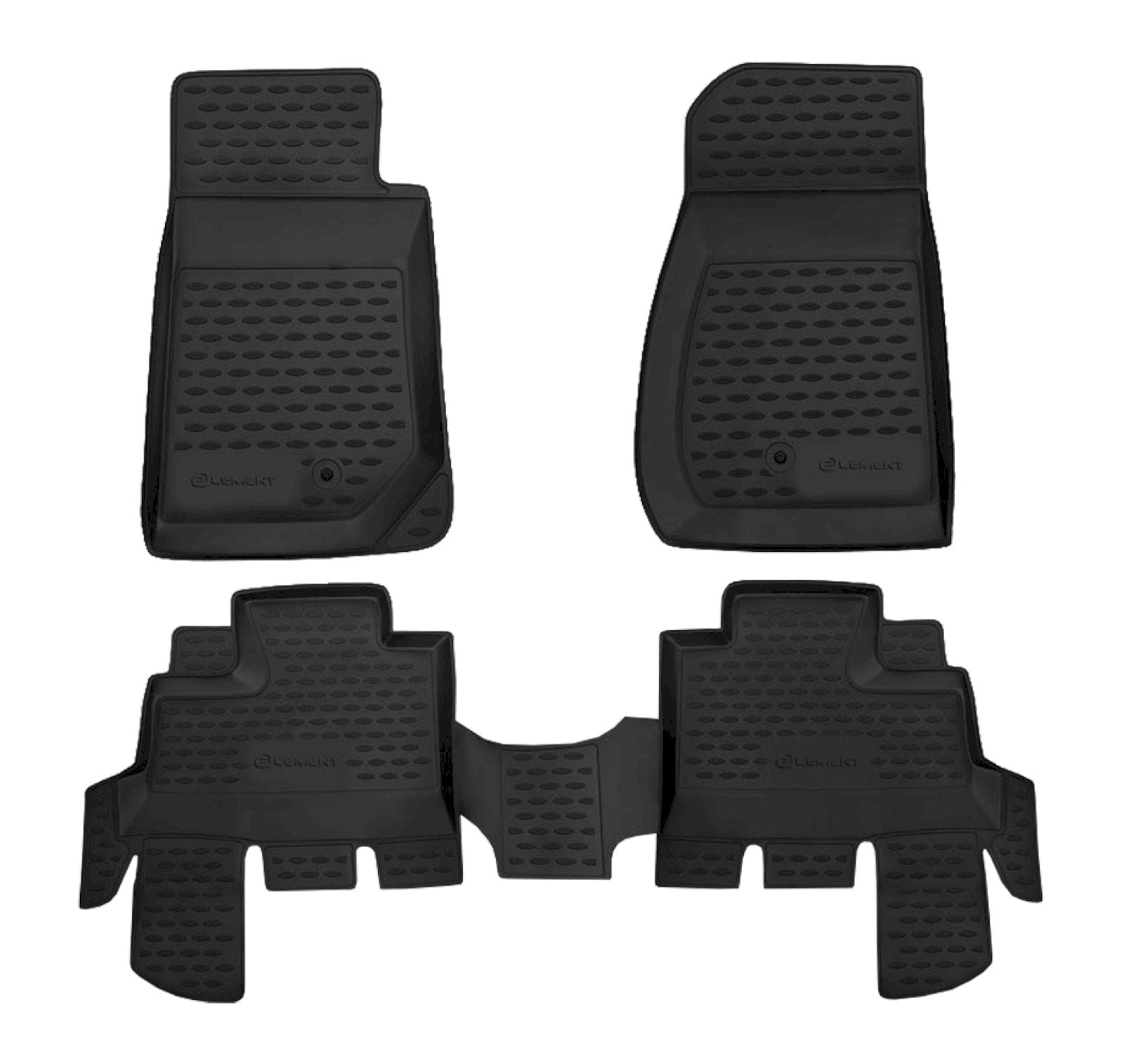 Covorase din cauciuc tip tavita Premium, Jeep Wrangler, 2006-2018