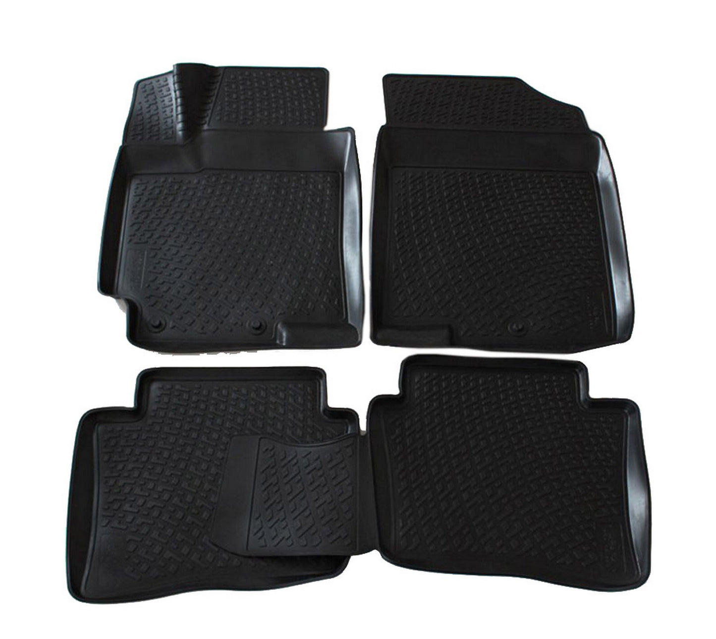 Covorase din cauciuc tip tavita Premium, Kia Rio, 2011-2017