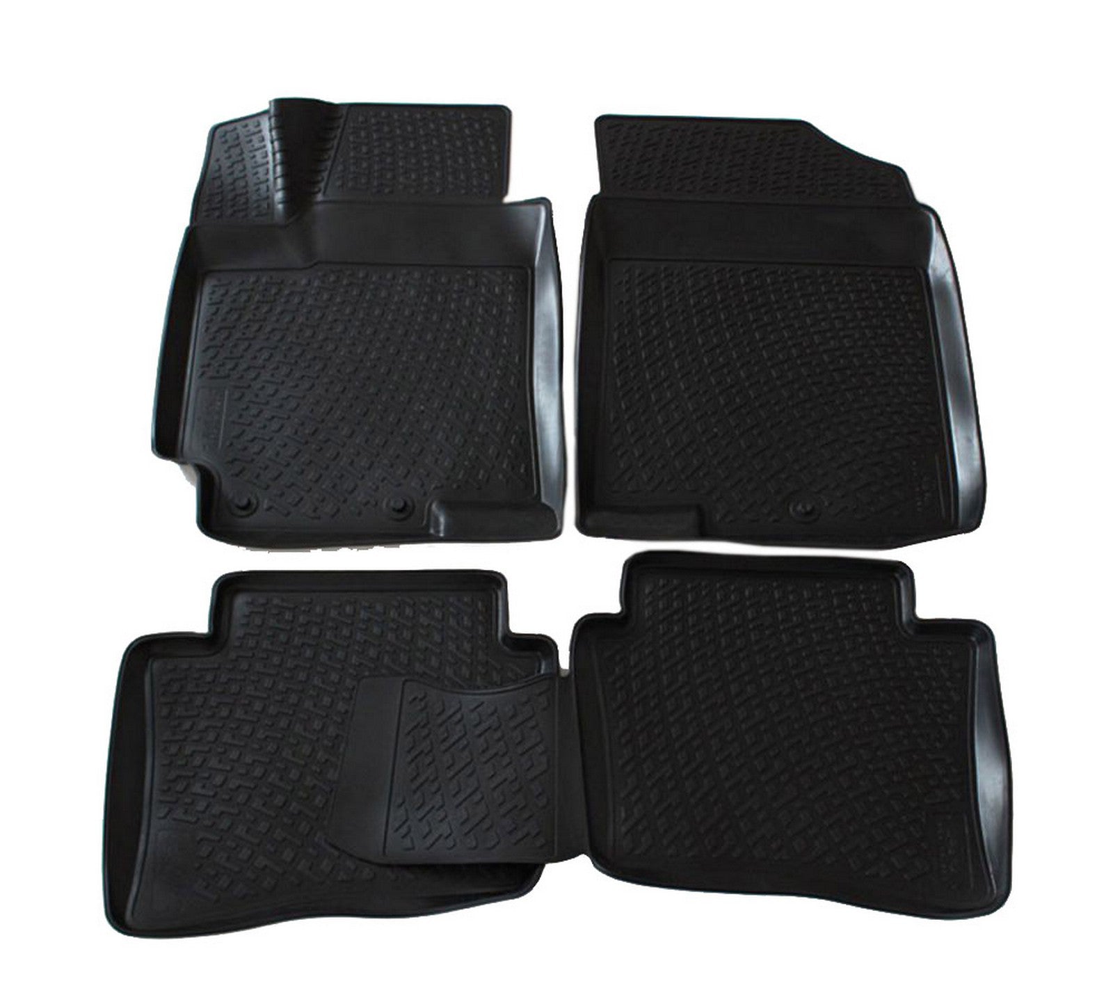 Covorase din cauciuc tip tavita Premium, Kia Rio, 2011-2017
