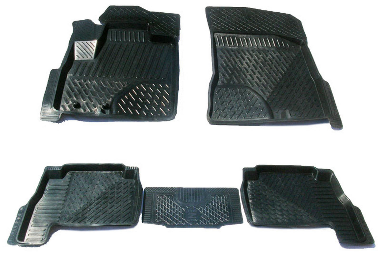 Covorase din cauciuc tip tavita Premium, Kia Sorento, 2002-2009