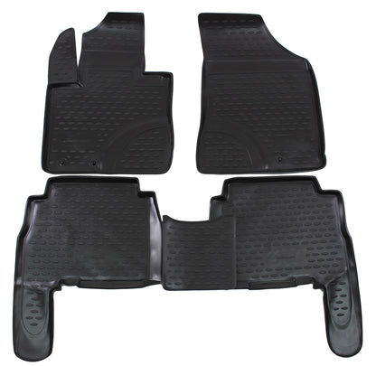 Covorase din cauciuc tip tavita Premium, Kia Sorento, 2009-2012