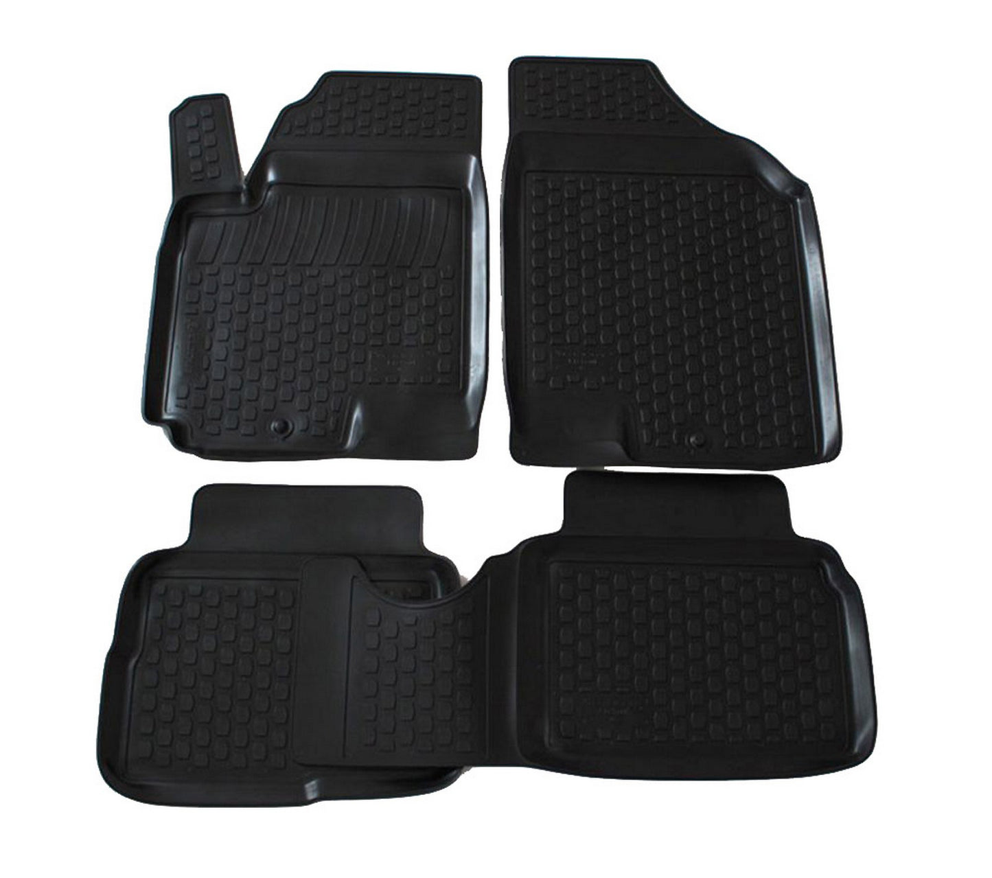 Covorase din cauciuc tip tavita Premium, Kia Soul, 2008-2014