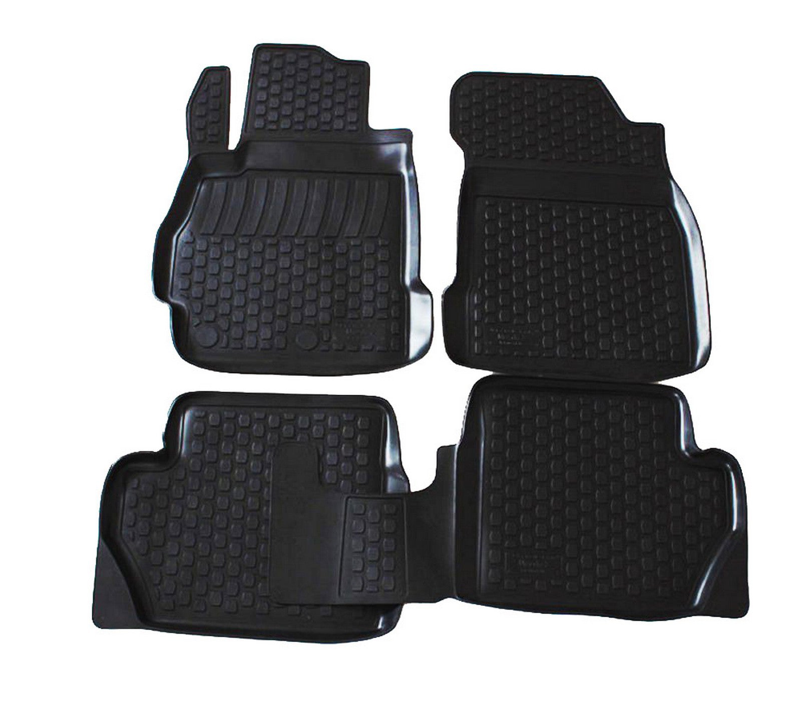 Covorase din cauciuc tip tavita Premium, Mazda 2, 2007-2014