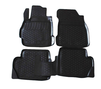 Covorase din cauciuc tip tavita Premium, Mazda 2, 2007-2014