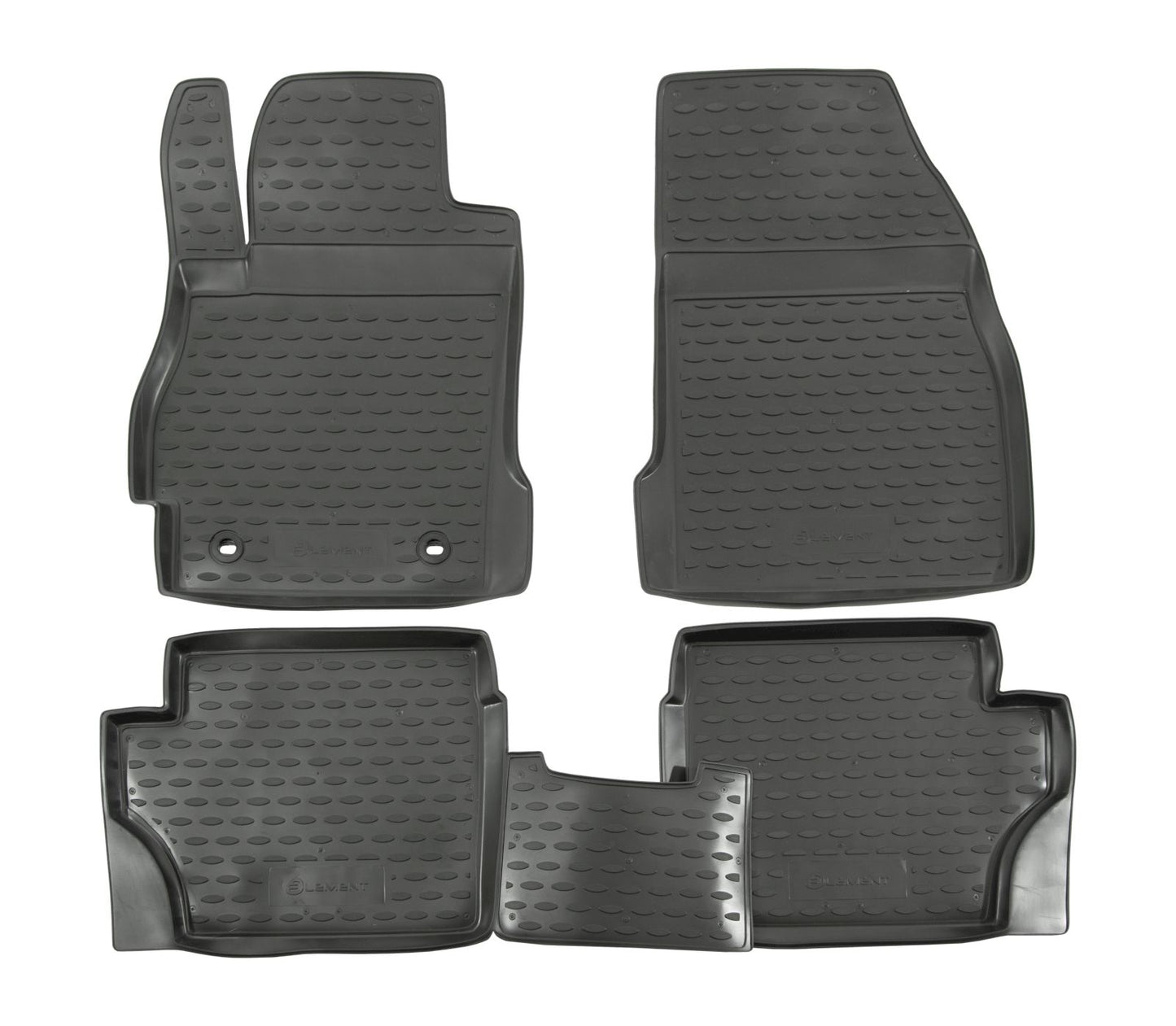 Covorase din cauciuc tip tavita Premium, Mazda 2, 2007-2014