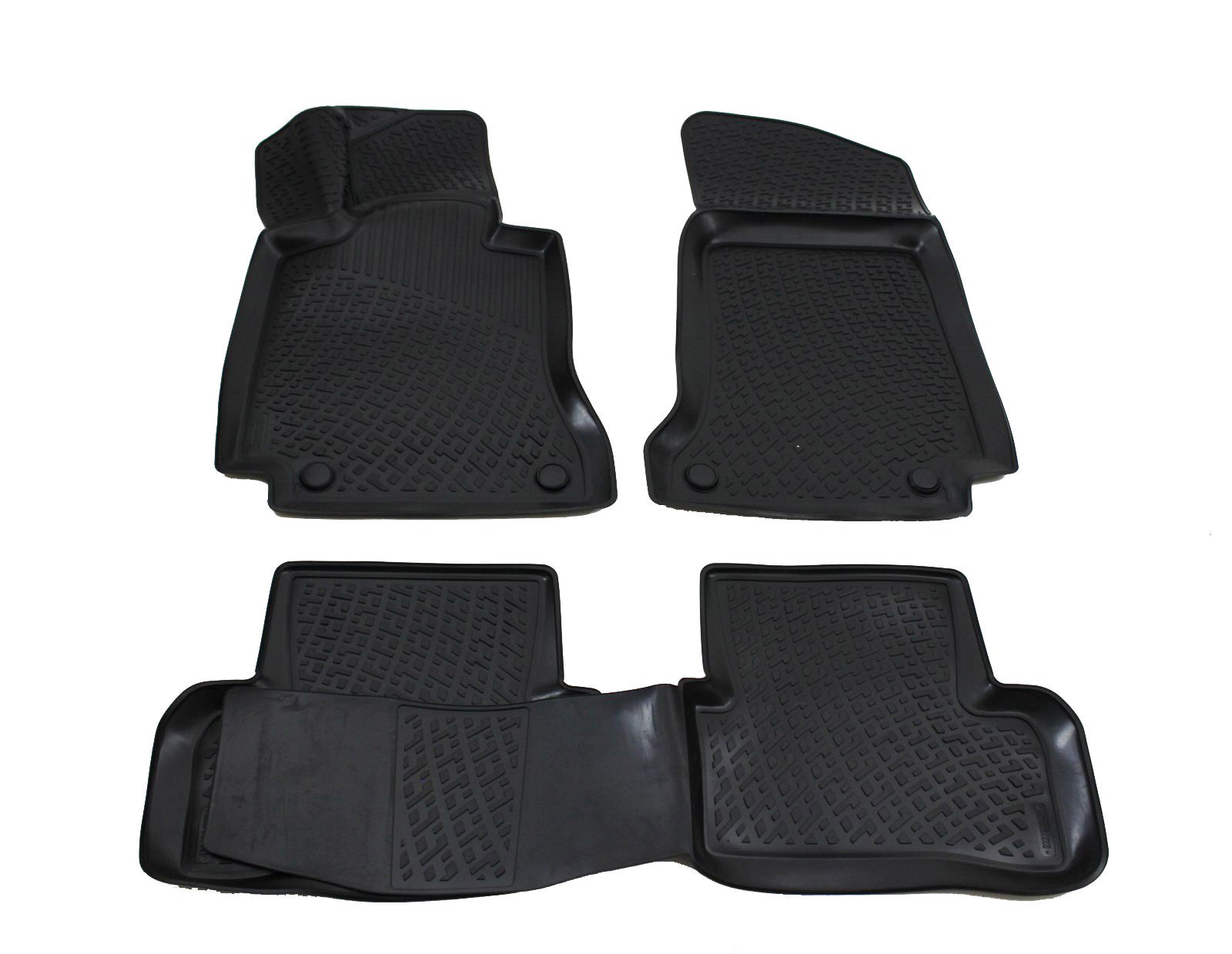 Covorase din cauciuc tip tavita Premium, Mercedes-Benz Clasa C (W205), 2014-2021