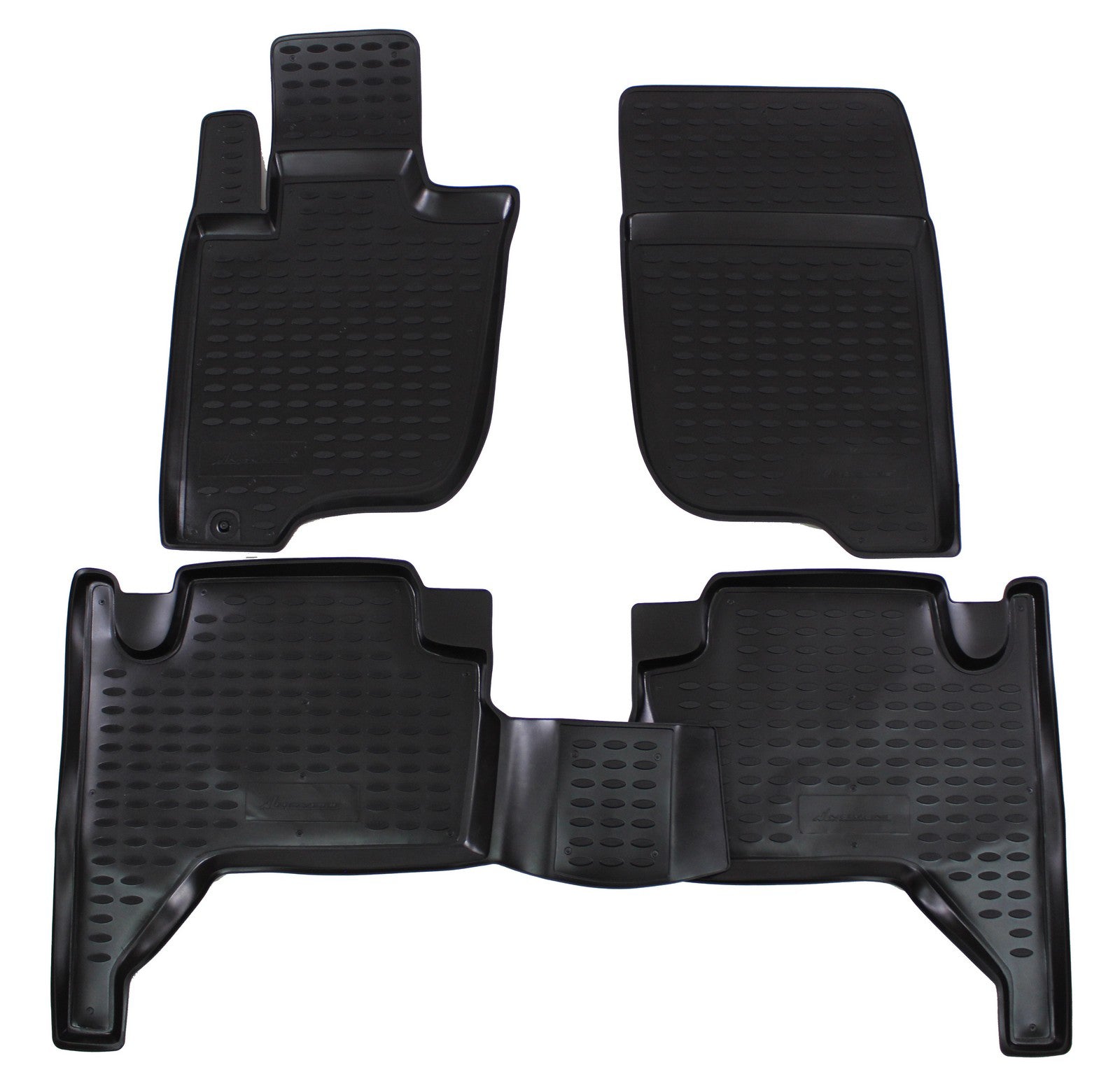 Covorase din cauciuc tip tavita Premium, Mitsubishi L200, pick-up, 2006-2015