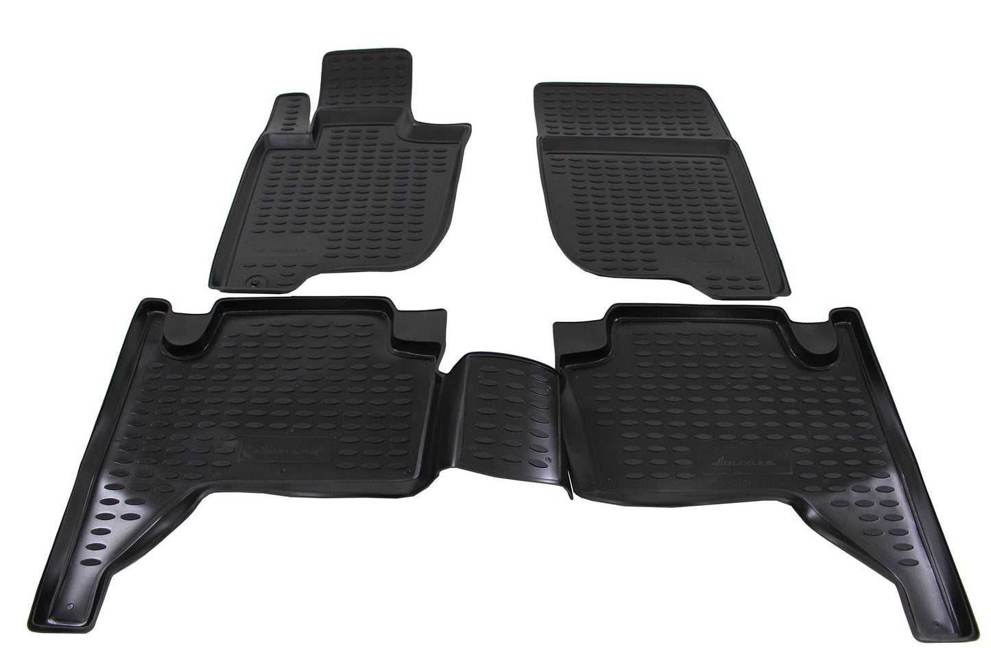 Covorase din cauciuc tip tavita Premium, Mitsubishi L200, pick-up, 2006-2015