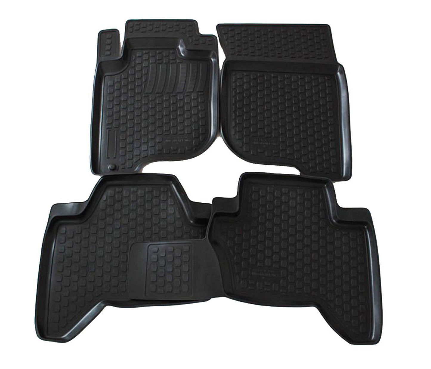 Covorase din cauciuc tip tavita Premium, Mitsubishi L200, pick-up, 2006-2015