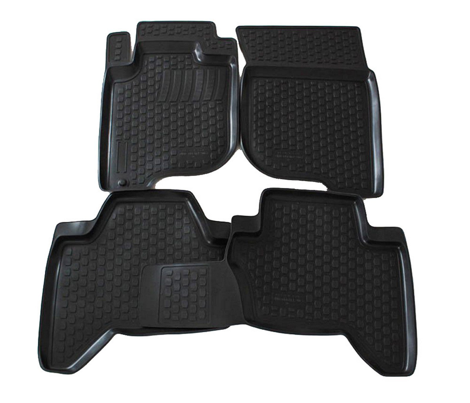 Covorase din cauciuc tip tavita Premium, Mitsubishi L200, pick-up, 2006-2015