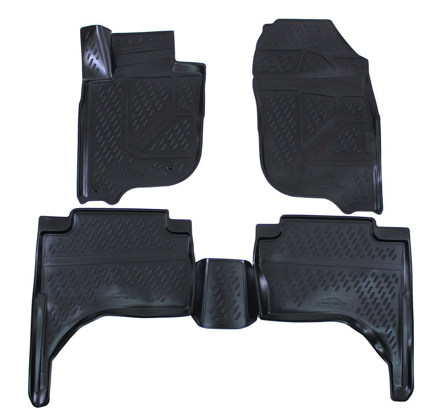 Covorase din cauciuc tip tavita Premium, Mitsubishi L200, 2015-2019
