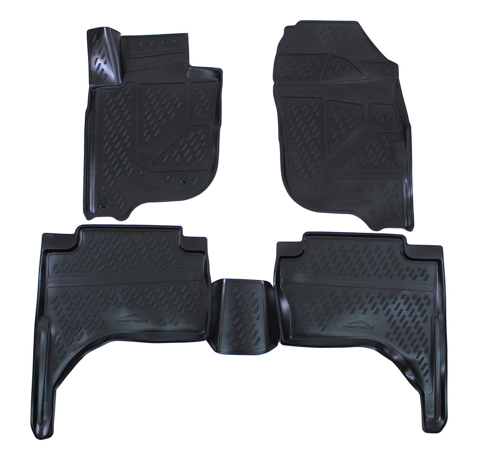 Covorase din cauciuc tip tavita Premium, Mitsubishi L200, 2015-2019