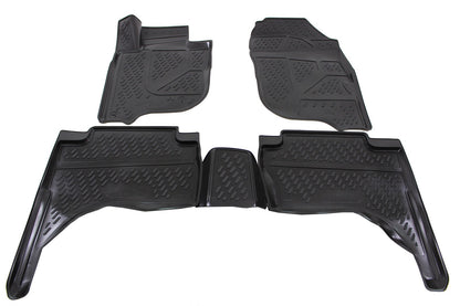Covorase din cauciuc tip tavita Premium, Mitsubishi L200, 2015-2019