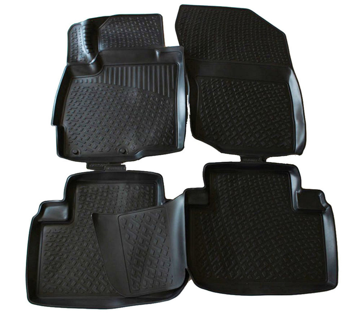 Covorase din cauciuc tip tavita Premium, Mitsubishi Outlander, SUV, 2014-