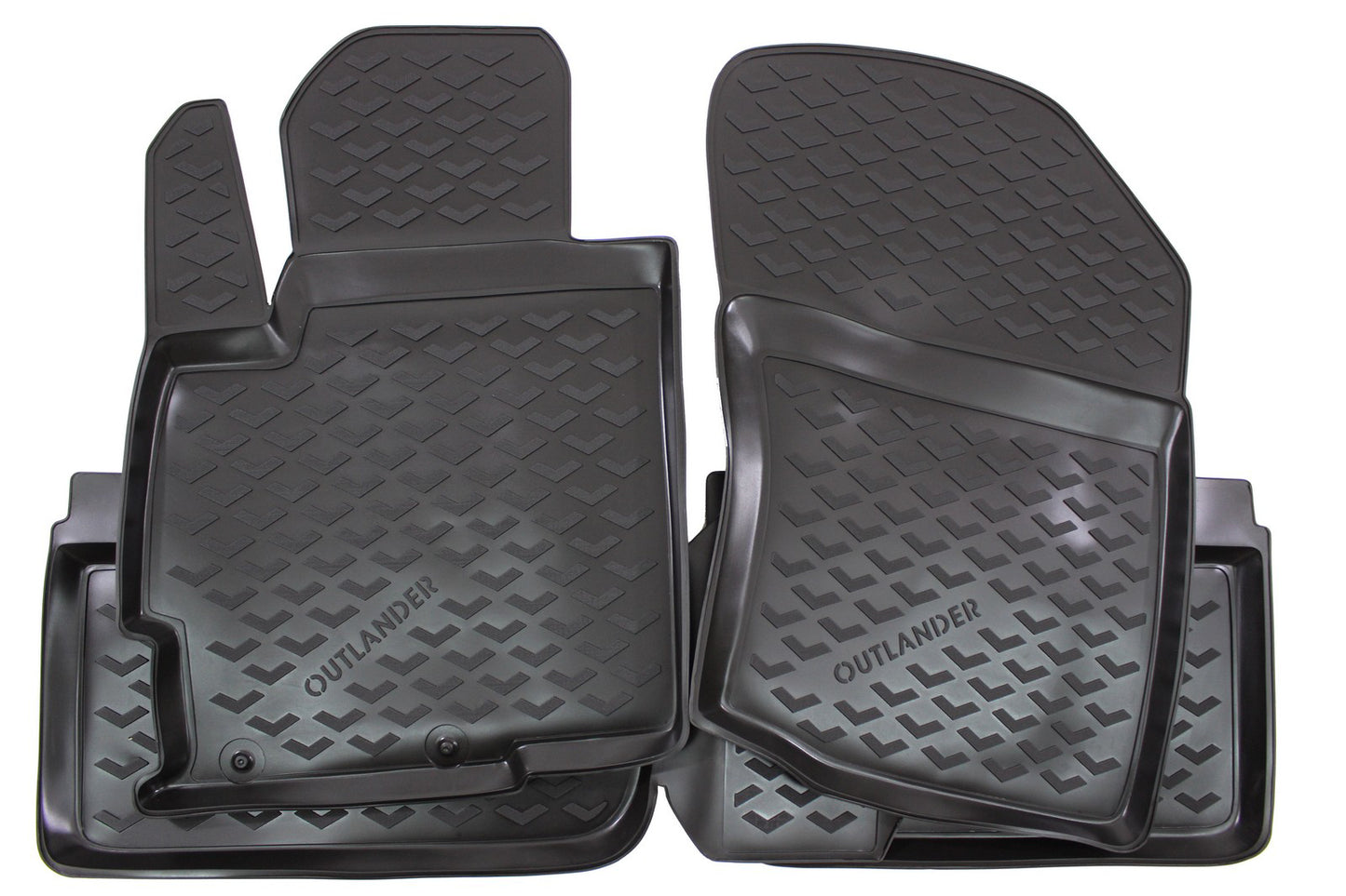 Covorase din cauciuc tip tavita Premium, Mitsubishi Outlander, SUV, 2014-
