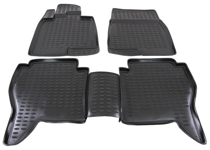 Covorase din cauciuc tip tavita Premium, Mitsubishi Pajero, 2006-2015