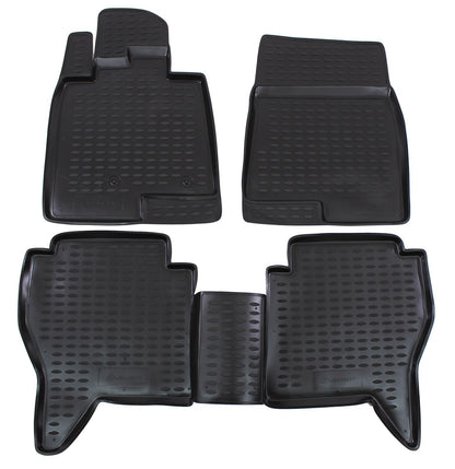 Covorase din cauciuc tip tavita Premium, Mitsubishi Pajero, 2006-2015