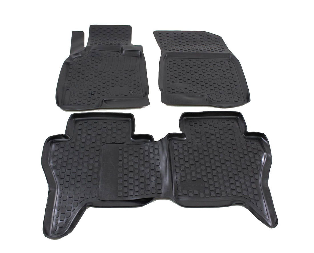 Covorase din cauciuc tip tavita Premium, Mitsubishi Pajero, 2006-2015