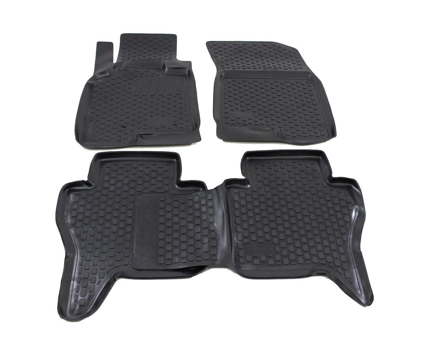 Covorase din cauciuc tip tavita Premium, Mitsubishi Pajero, 2006-2015