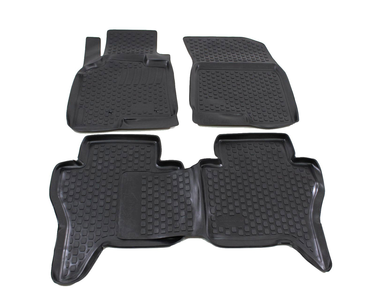 Covorase din cauciuc tip tavita Premium, Mitsubishi Pajero, 2006-2015