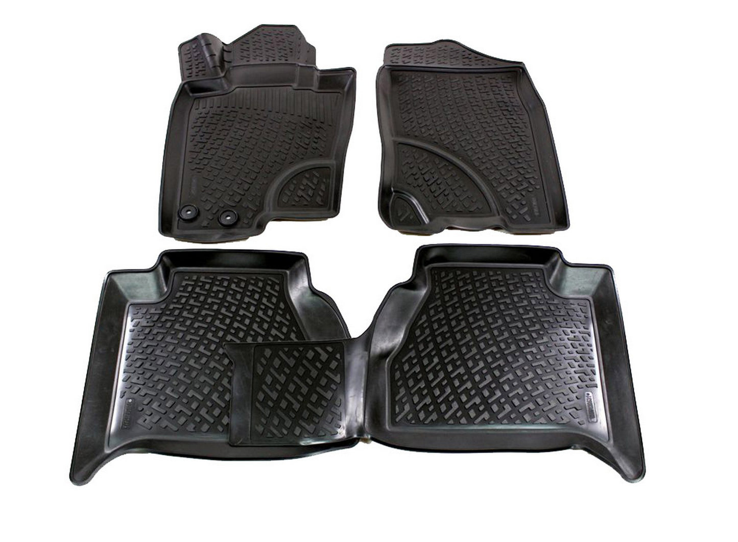 Covorase din cauciuc tip tavita Premium, Nissan Navara, 2015-