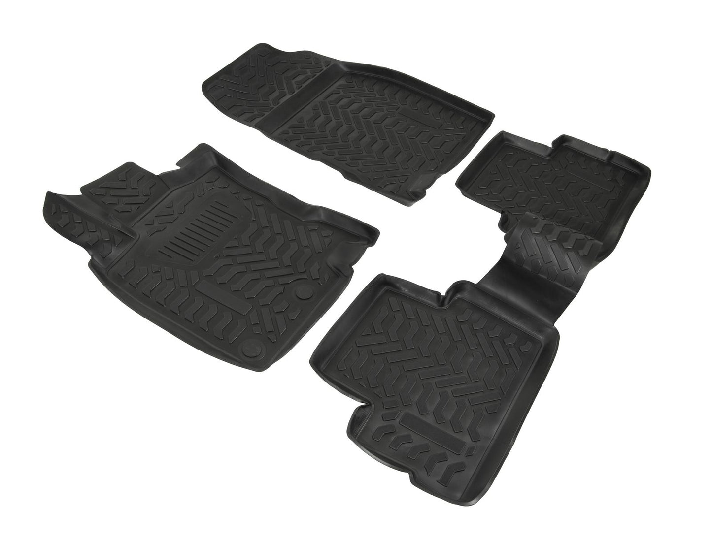 Covorase din cauciuc tip tavita Premium, Nissan Qashqai, SUV, 2014-2019