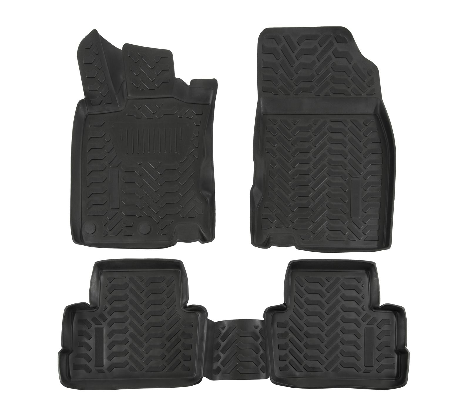 Covorase din cauciuc tip tavita Premium, Nissan Qashqai, SUV, 2014-2019