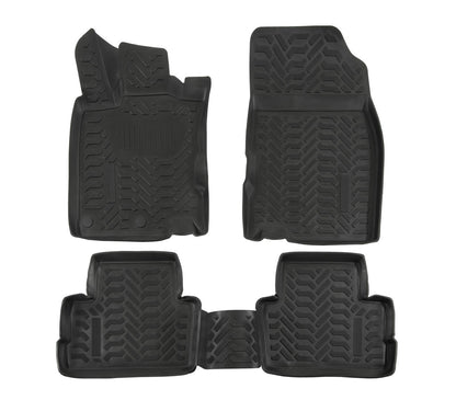 Covorase din cauciuc tip tavita Premium, Nissan Qashqai, SUV, 2014-2019