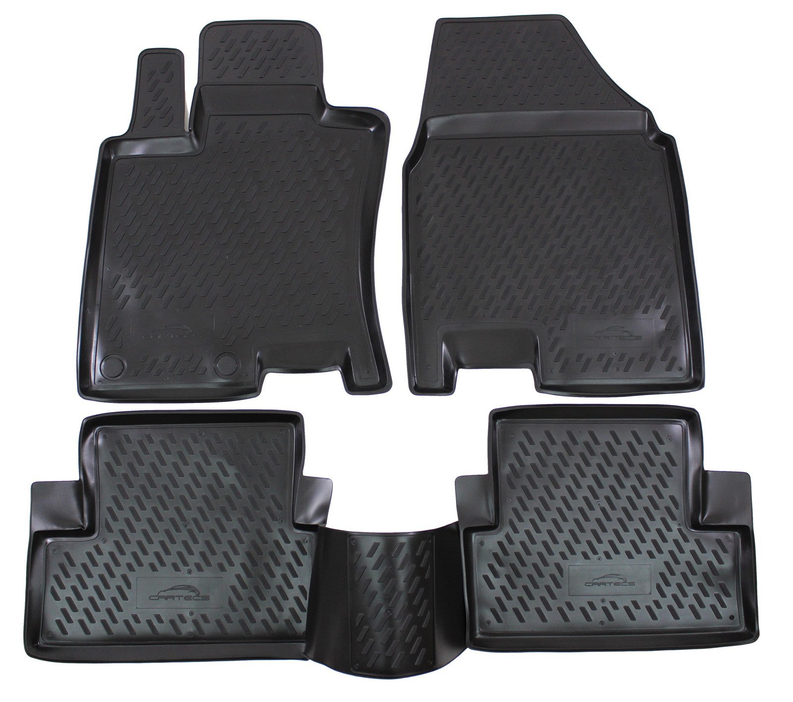 Covorase din cauciuc tip tavita Premium, Nissan Qashqai(J10), 5 locuri, SUV, 2006-2013, 4 piese