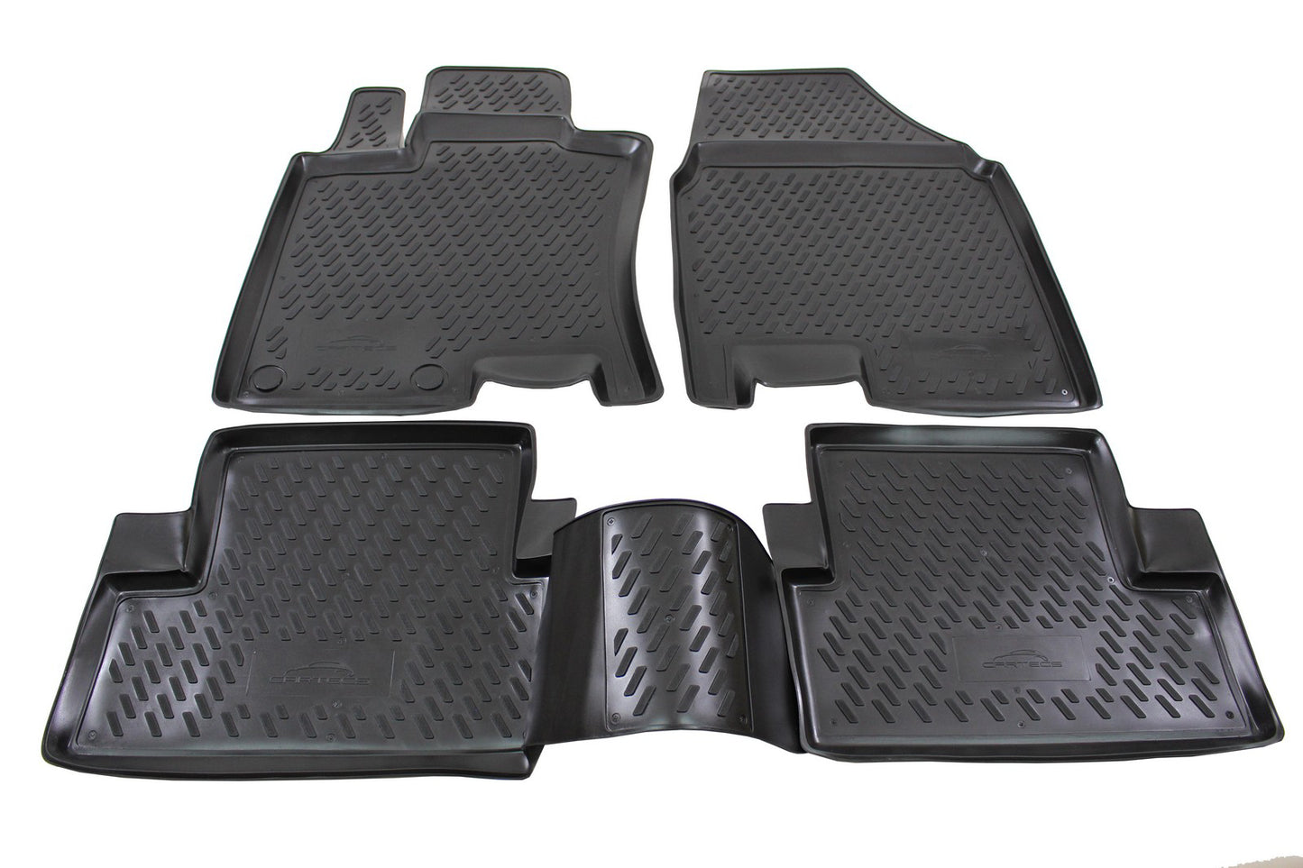 Covorase din cauciuc tip tavita Premium, Nissan Qashqai(J10), 5 locuri, SUV, 2006-2013, 4 piese