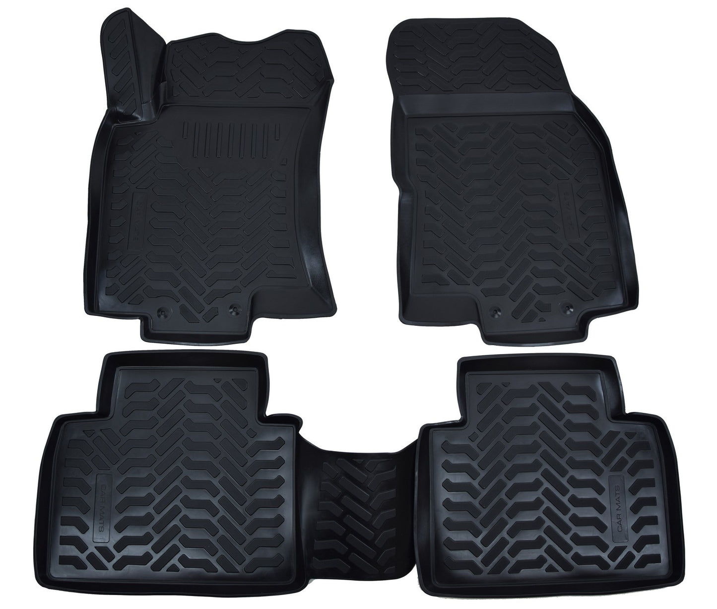 Covorase din cauciuc tip tavita Premium, Nissan X-Trail, SUV, 2000-2007