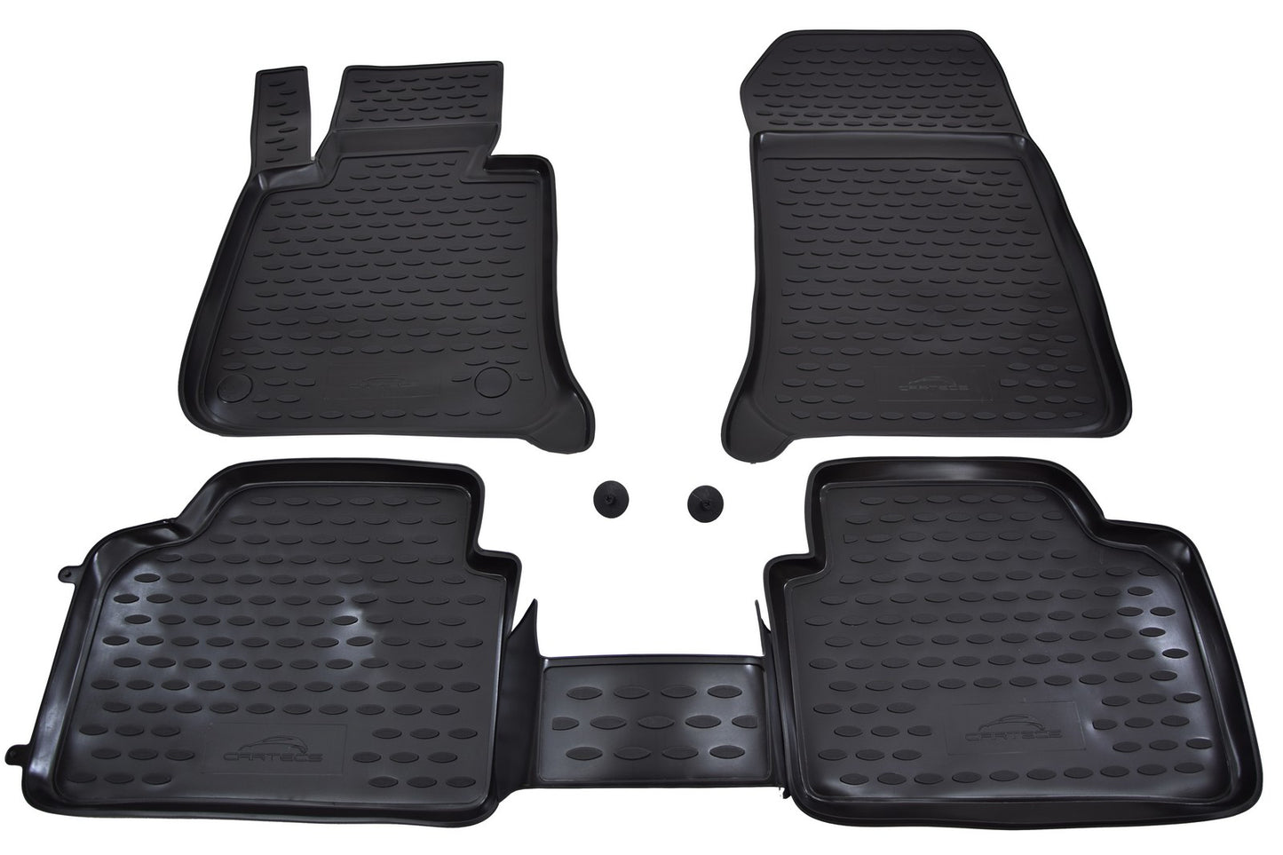 Covorase din cauciuc tip tavita Premium Novline, BMW Seria 3 (E90/E91), sedan/break, 2006-2013