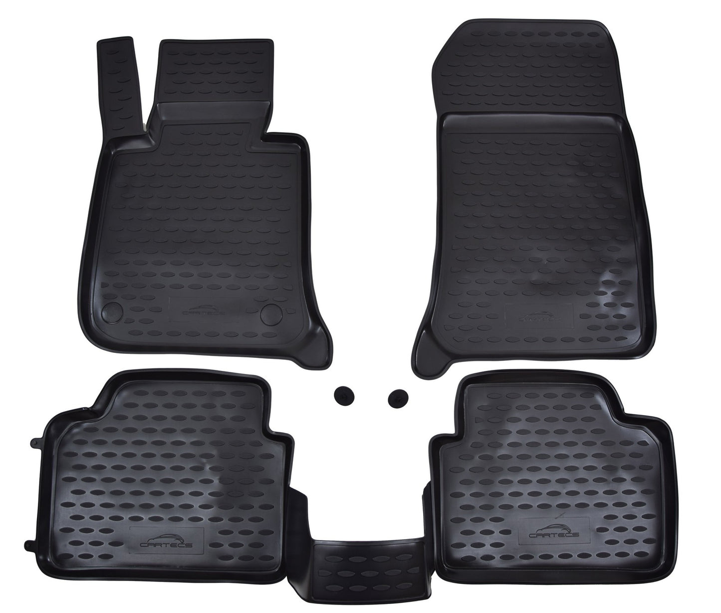 Covorase din cauciuc tip tavita Premium Novline, BMW Seria 3 (E90/E91), sedan/break, 2006-2013