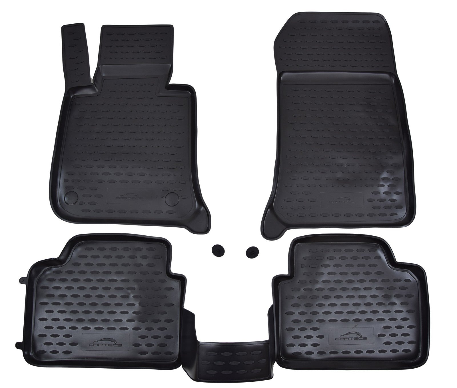 Covorase din cauciuc tip tavita Premium Novline, BMW Seria 3 (E90/E91), sedan/break, 2006-2013