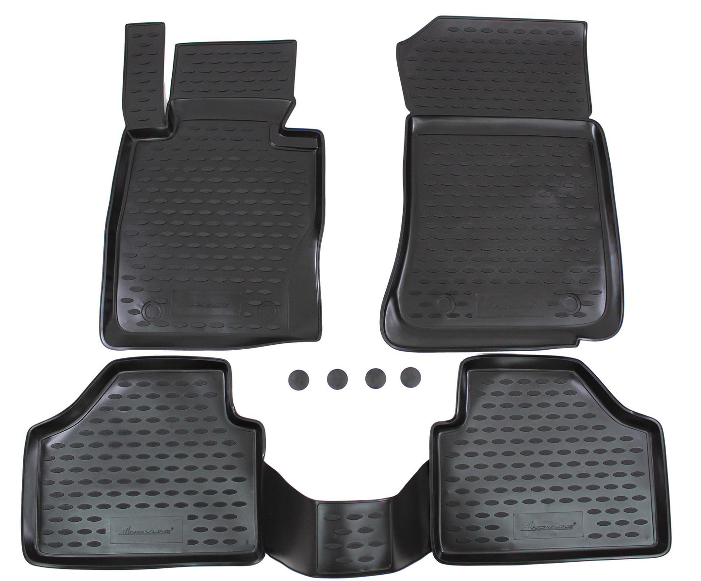 Covorase din cauciuc tip tavita Premium Novline, BMW X1 (E84), CUV, 2009-2016