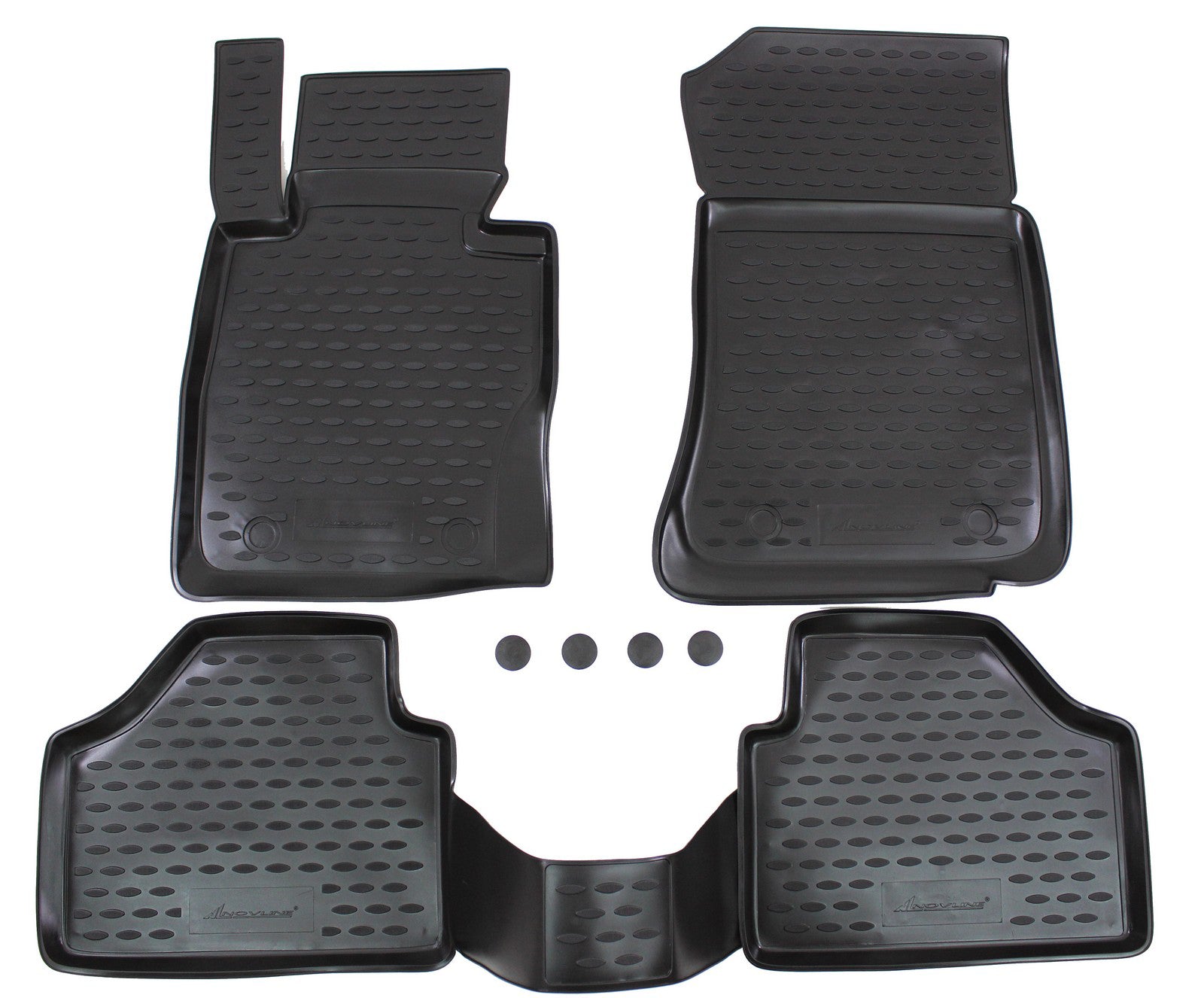 Covorase din cauciuc tip tavita Premium Novline, BMW X1 (E84), CUV, 2009-2016