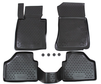 Covorase din cauciuc tip tavita Premium Novline, BMW X1 (E84), CUV, 2009-2016