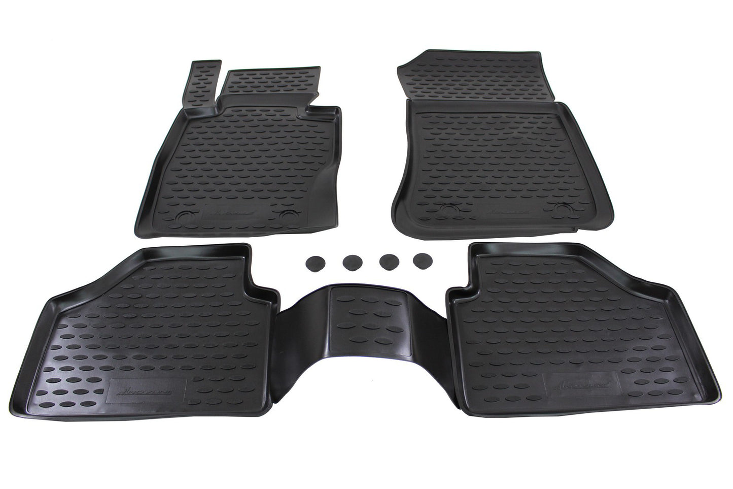 Covorase din cauciuc tip tavita Premium Novline, BMW X1 (E84), CUV, 2009-2016