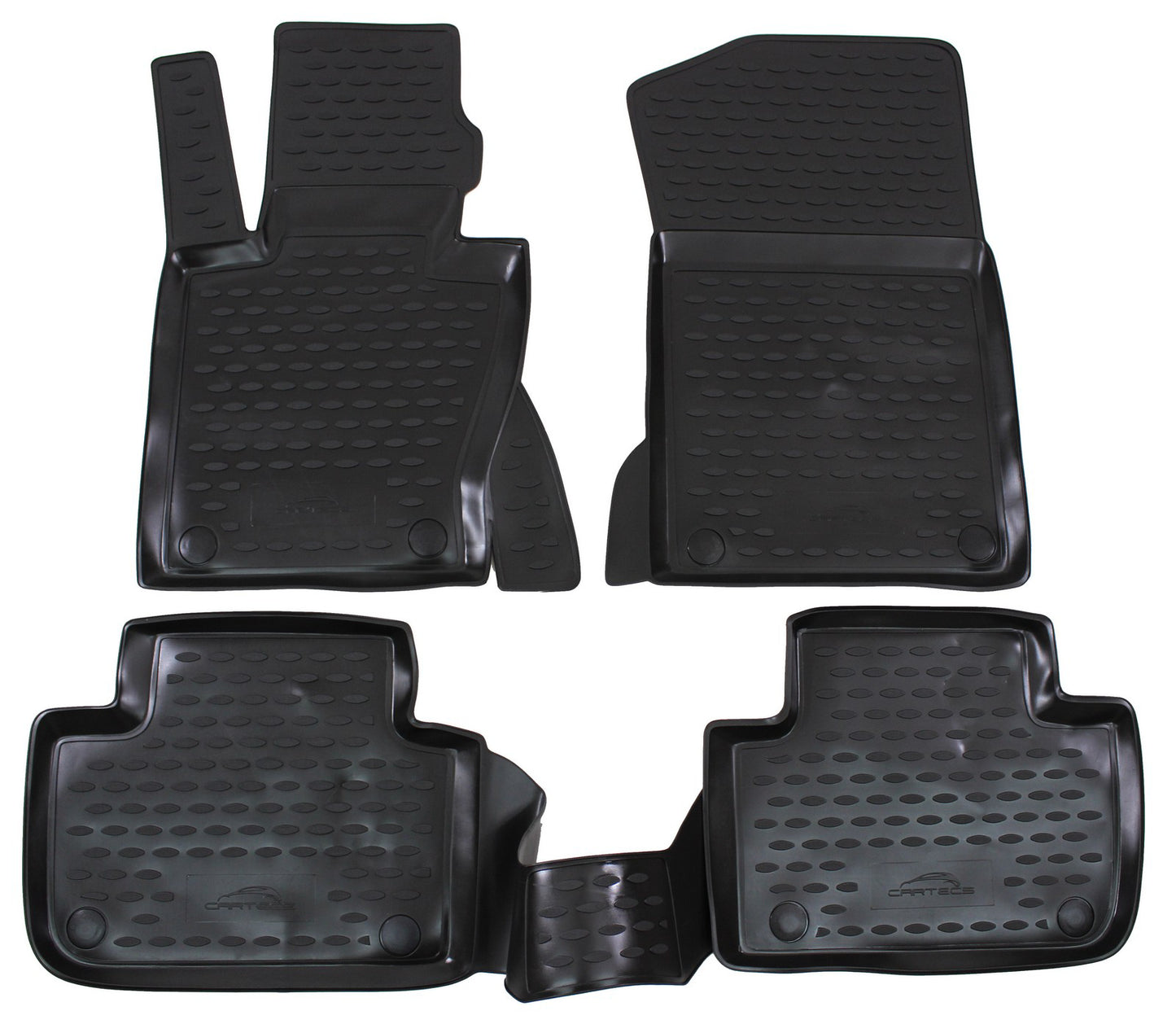 Covorase din cauciuc tip tavita Premium Novline, BMW X3 (E83), SUV, 2003-2010