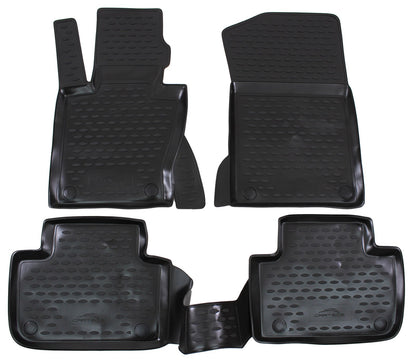 Covorase din cauciuc tip tavita Premium Novline, BMW X3 (E83), SUV, 2003-2010
