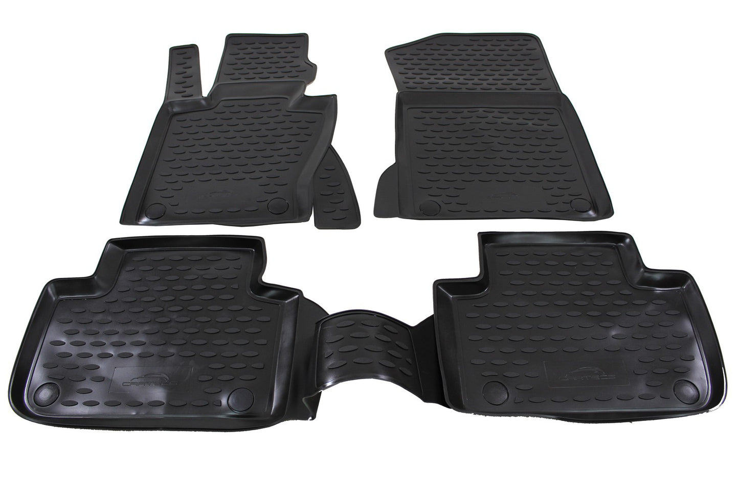 Covorase din cauciuc tip tavita Premium Novline, BMW X3 (E83), SUV, 2003-2010